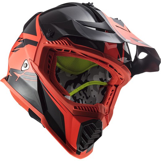 Casco Ls Fast Evo Roar Rojo Totmoto