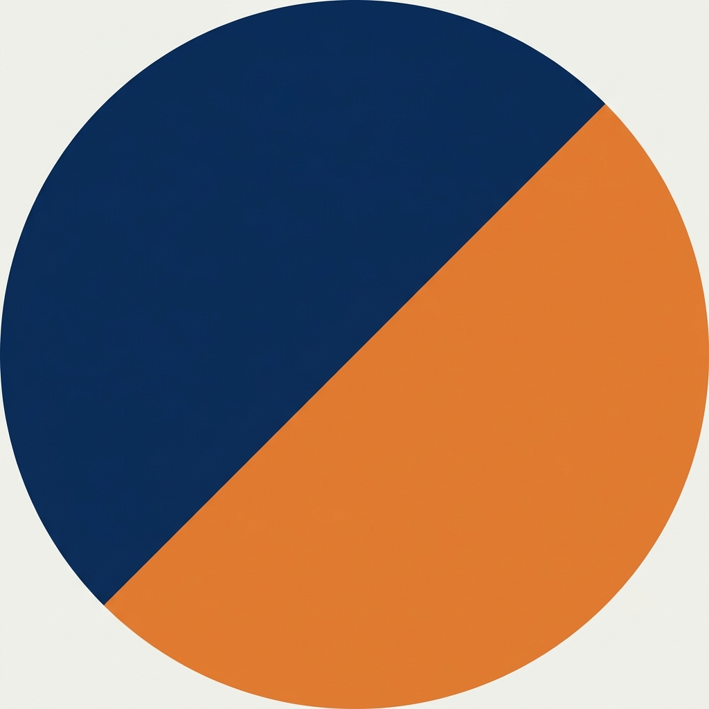 Azul Oscuro/Naranja