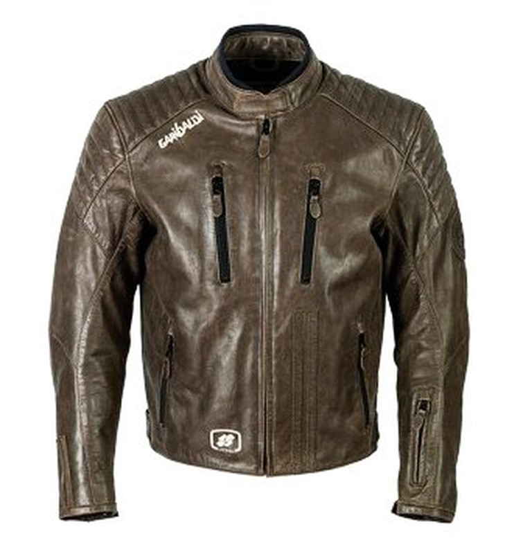 Para los amantes de lo retro: Chaqueta Garibaldi Bullrider Hombre Marron