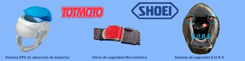 Sistema de seguridad de SHOEI GT-AIR 3
