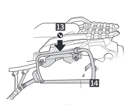 4P SYSTEM SUZUKI V-STROM 1000 '14,'19, XT '20