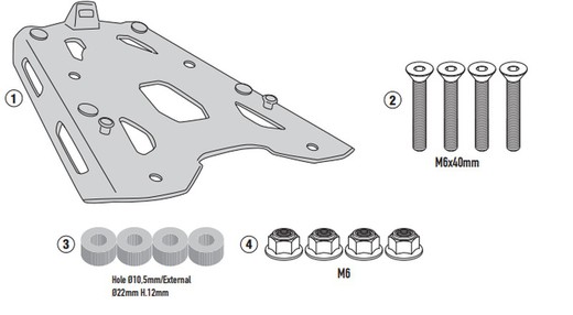 Soporte Baúl BMW S 1000 XR 20>22