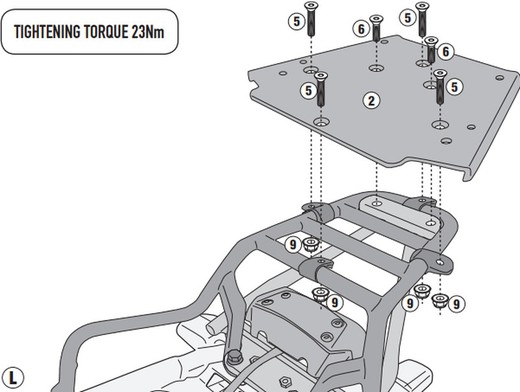 Adaptador-top Royal Enfield Himalayan (18 > 20)