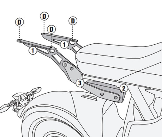 Adaptador baúl BMW CE 04 (22 > 23)