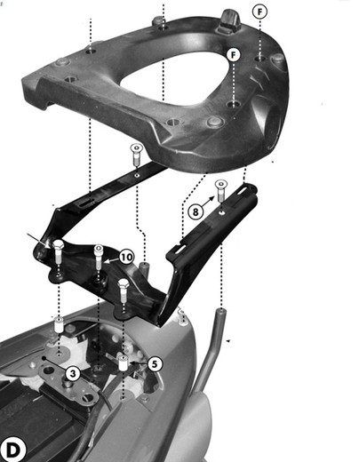 Portaequipajes Suzuki Gladius 650 (09 > 16)