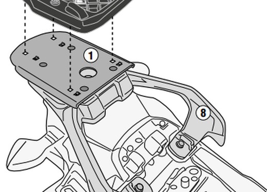 Adaptador-top Suzuki V-Strom 250 (17 > 21)