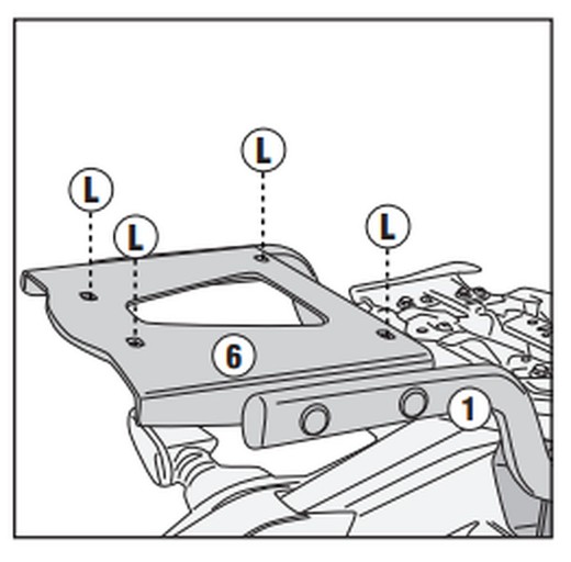 portaequipajes Yamaha MT 125 (20>)