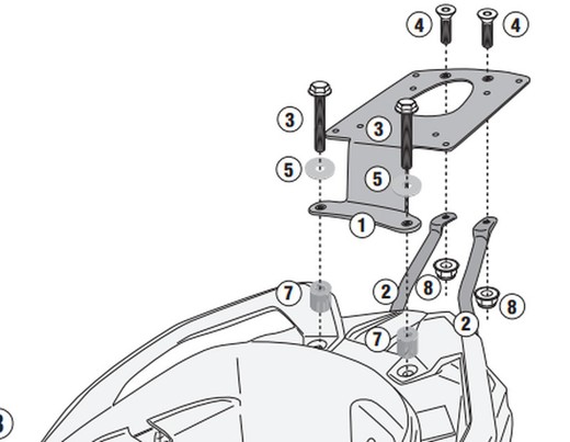 Portaequipajes KYMCO DXT 360 21>