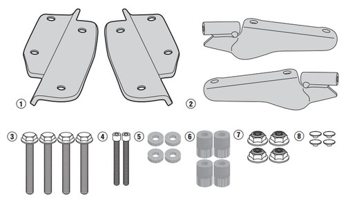 Adaptador-top Honda CRF1000L Africa Twin (16 > 17)