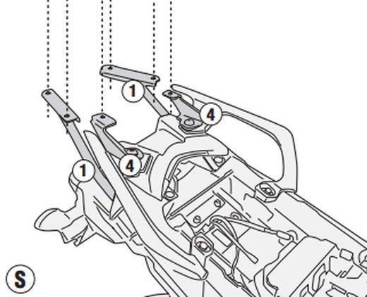 Adaptador-top Yamaha Tracer 900 / Tracer 900 GT (18 > 20)