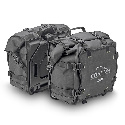 Alforjas laterales impermeables grt720 canyon monokey®, 25+25 l.