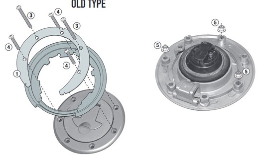 Anclaje tanklock givi bf12 (ktm duke)