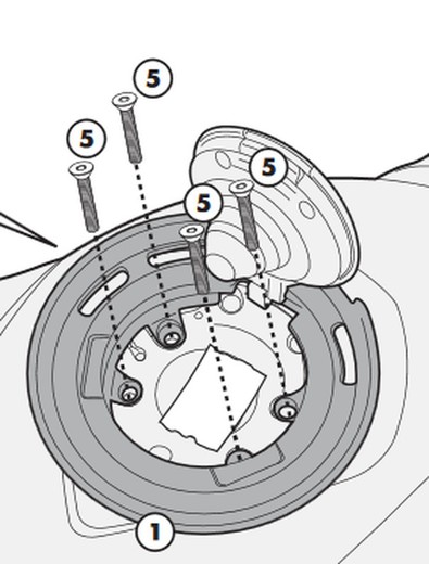 Anclatge tanklock givi bf22 (bmw)