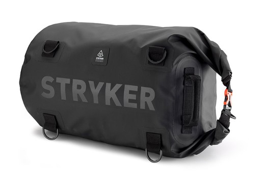 Bolsa sillín cilíndrica impermeable 30 L.,negro. Kappa ST102W