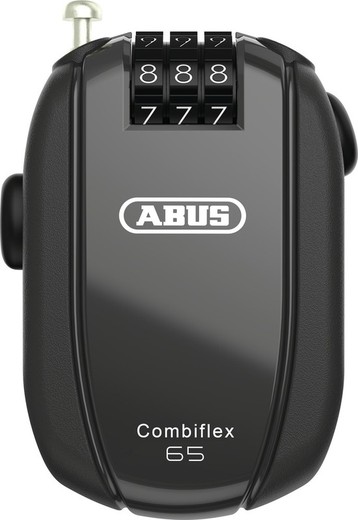 Cable auto retráctil Abus Combiflex Stop Over  65 0,65 MM