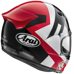 CASCO ARAI QUANTIC SPACE COLOR Negro/Blanco/Rojo TALLA S