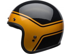 CASCO BELL CUSTOM 500 DLX RIF NEGRO/AMARILLO/NARANJA/ROJO