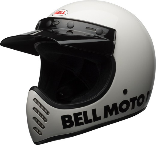 Casco BELL Moto-3 Classic - Blanco brillo