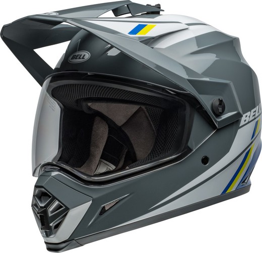 Casco BELL MX-9 Adventure MIPS - Alpine Gloss Charcoal/Silver