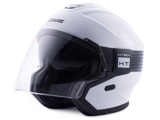 Casco blauer hacker blanco & negro