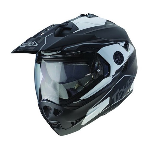 Casco caberg tour max marathon matt black / white / anthracite