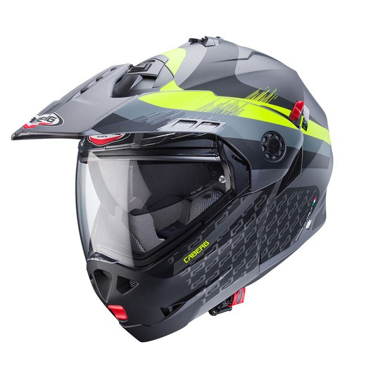 Casco Caberg TourMax X Sarabe L1 Antracita mate/negro/fluor