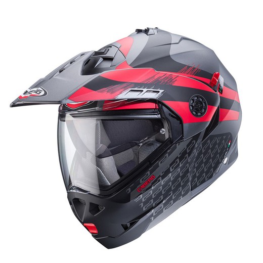 Casco Caberg TourMax X Sarabe L2 Antracita/Negro/Rojo