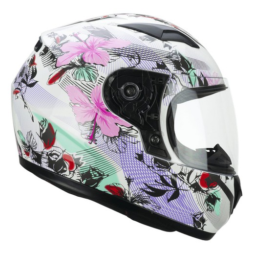 Casco infantil CGM 265 LUCKY 14 Blanco Rosa