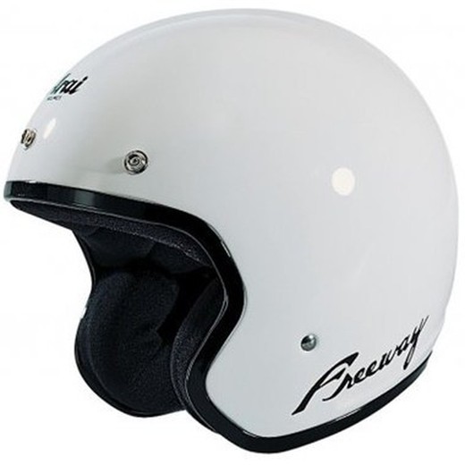 Casco jet arai freeway-2 white