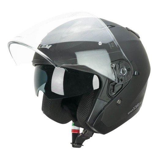 Casco Jet CGM136 DNA Negro mate