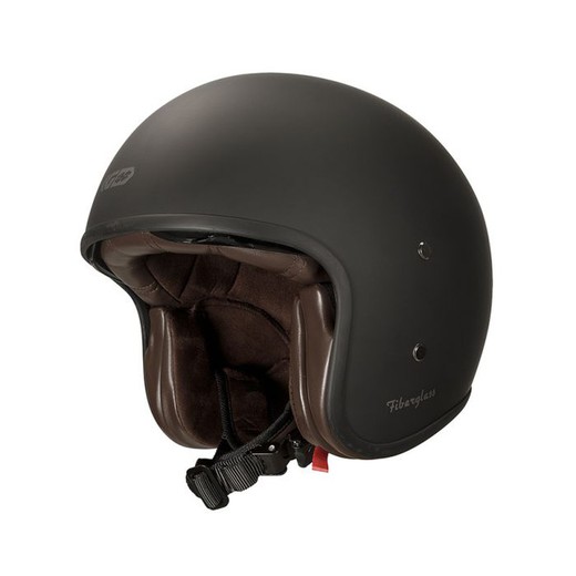 Casco Jet Gari G03X Fiberglass  Negro Mate ECE 22.06.