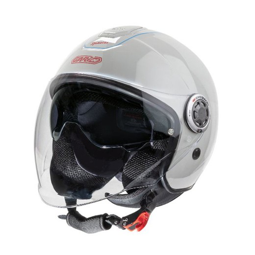 Casco Jet Gari G20 Evo Special Sunvisor Gris claro