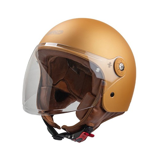 Casco Jet Gari Motorcycle G11 Ocre mate