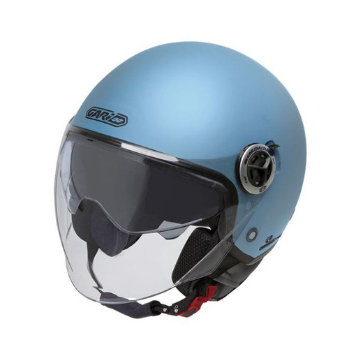 Casco Jet Garibaldi G20 Azul Caribe Mate ECE 22.06.