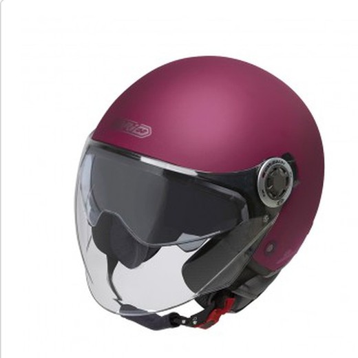 Casco Jet Garibaldi G20 Fucsia Mate ECE 22.06.