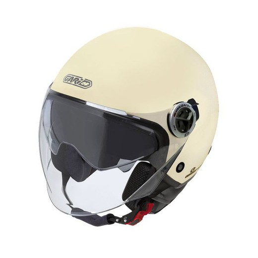 Casco Jet Garibaldi G20 Marfil Mate ECE 22.06.