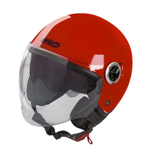 Casco Jet Garibaldi G20 Rojo Corsa ECE 22.06.