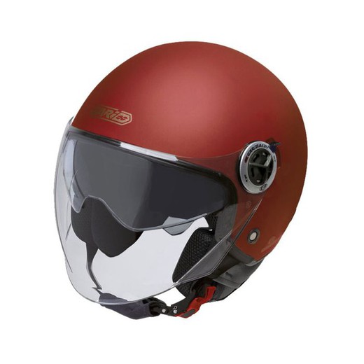 Casco Jet Garibaldi G20 Rojo Óxido Mate ECE 22.06.