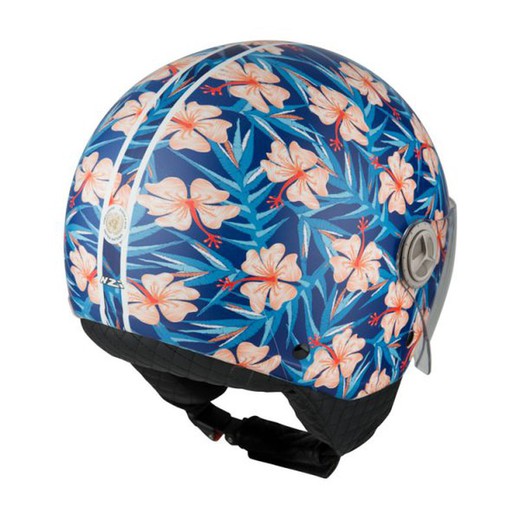 Casco jet nzi zeta 2 hibiscus