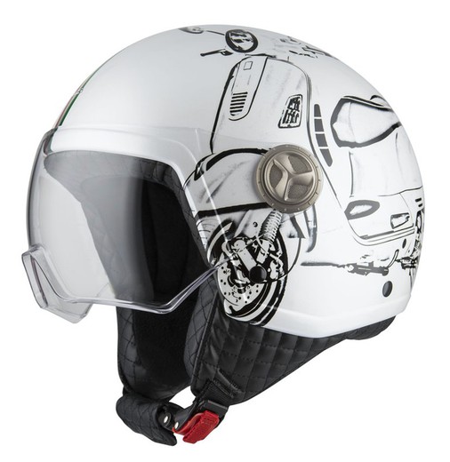 Casco jet nzi zeta 2 w-vespa turia