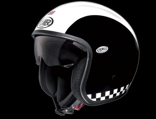 Casco jet premier vintage retro