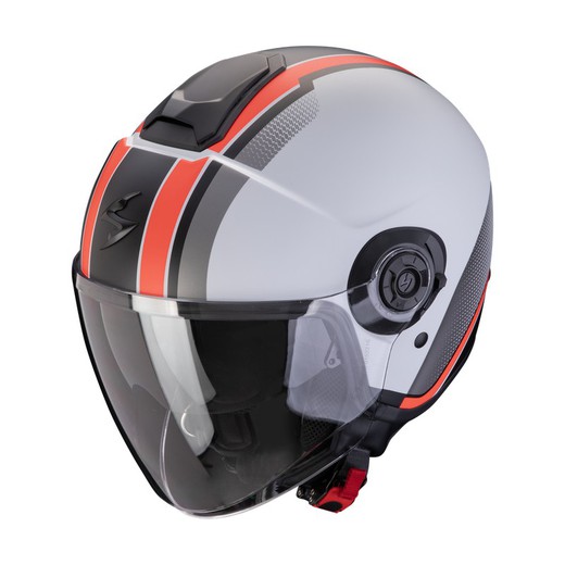 Casco Jet Scorpion Exo City II VEL Gros-Rojo mate