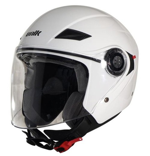 Casco jet unik cj-03 blanco