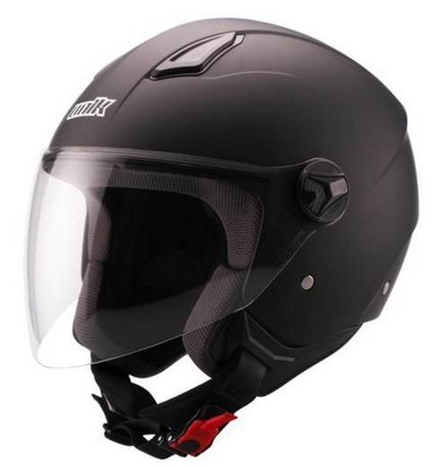 Casco jet unik cj-16 negro mate