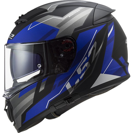 Casco ls2 breaker beta azul