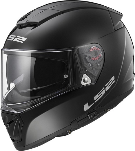 Casco ls2 breaker negro brillo