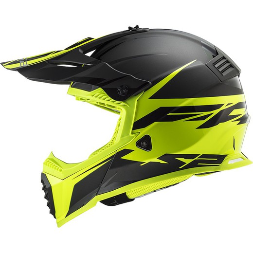 Casco ls2 fast evo roar amarillo