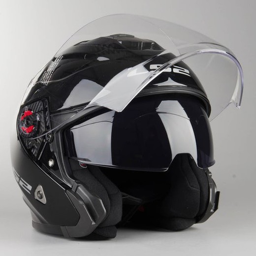 Casco ls2 infinity negro brillo