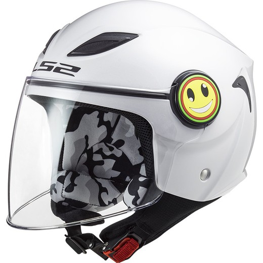 Casc ls2 junior wuby blanc