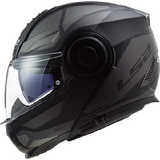 Casco ls2 scope ff902 axis negro titaneo